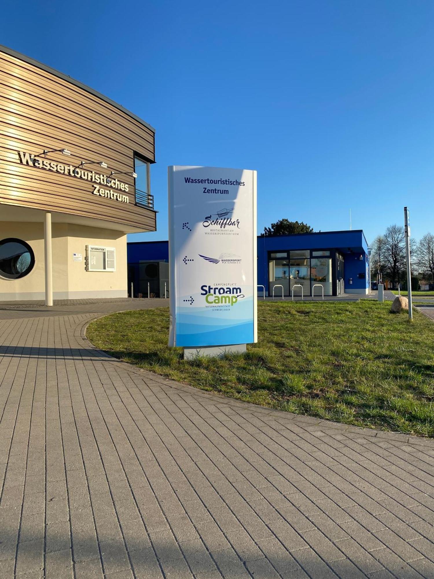 Stroamcamp Schwedt Apartamento Exterior foto